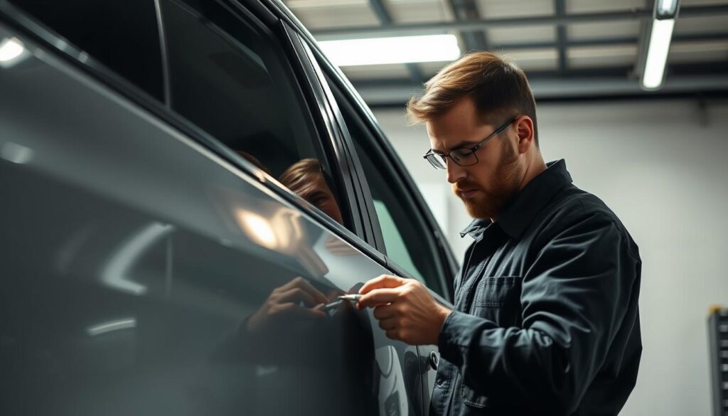 Hagelschaden Auto Inspektion