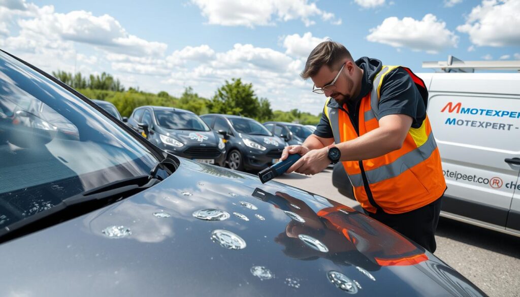 Hagelschaden Begutachtung