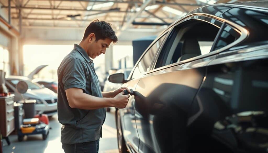 Hagelschaden Reparatur Prozess