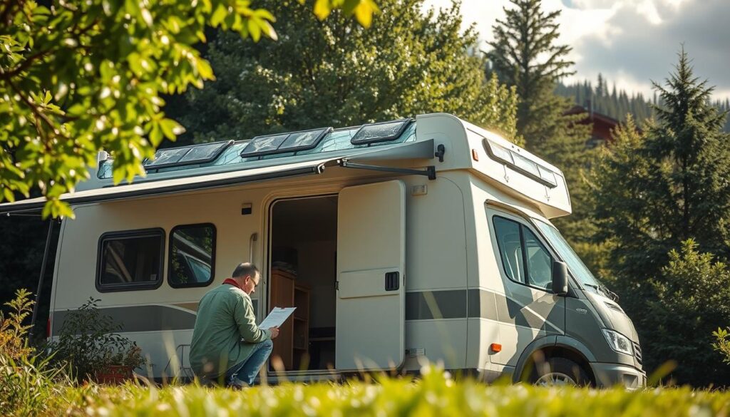 Hagelschaden Wohnmobil Dachreparatur