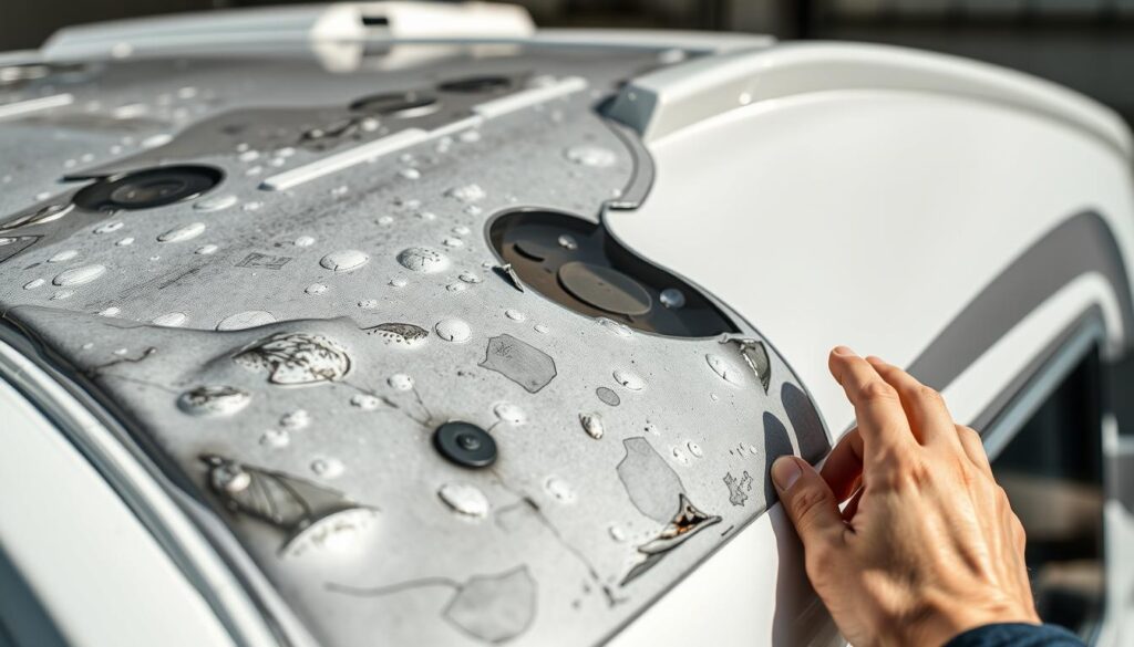 Hail damage repair Wohnwagen