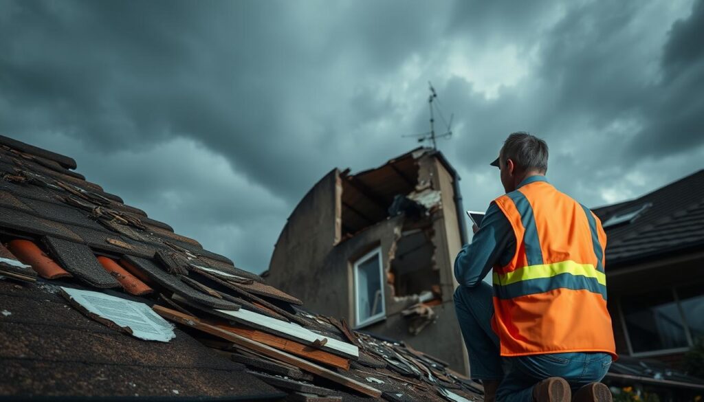 Schadensbegutachtung nach Sturm