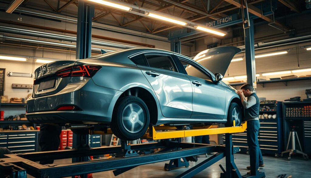 Hagelschaden Reparaturprozess