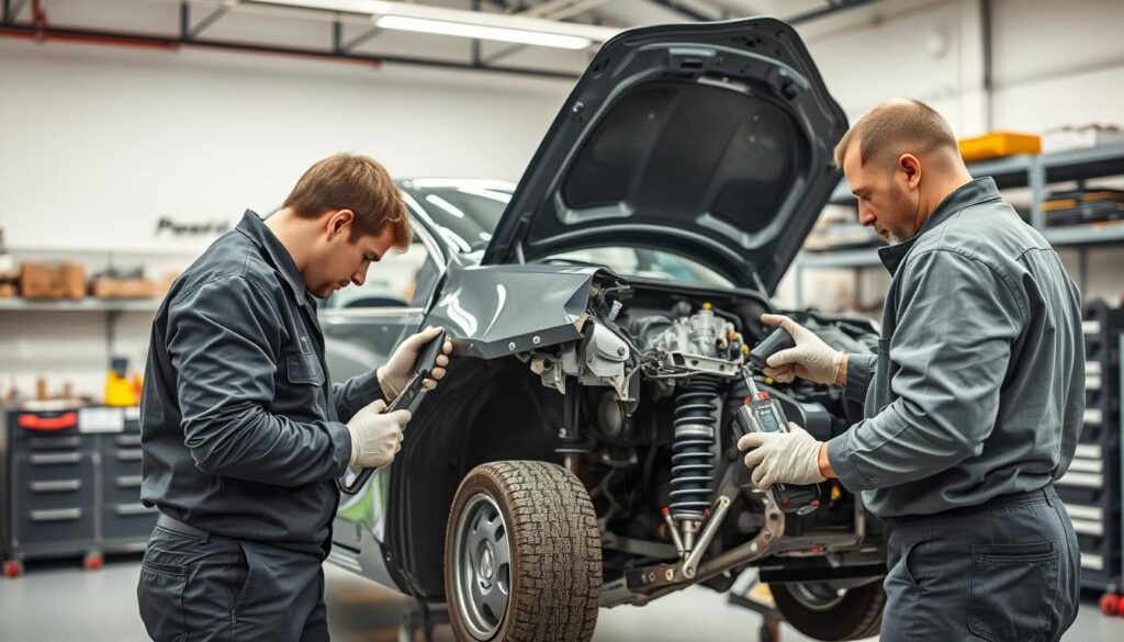 Technische Begutachtung von Kaskoschäden