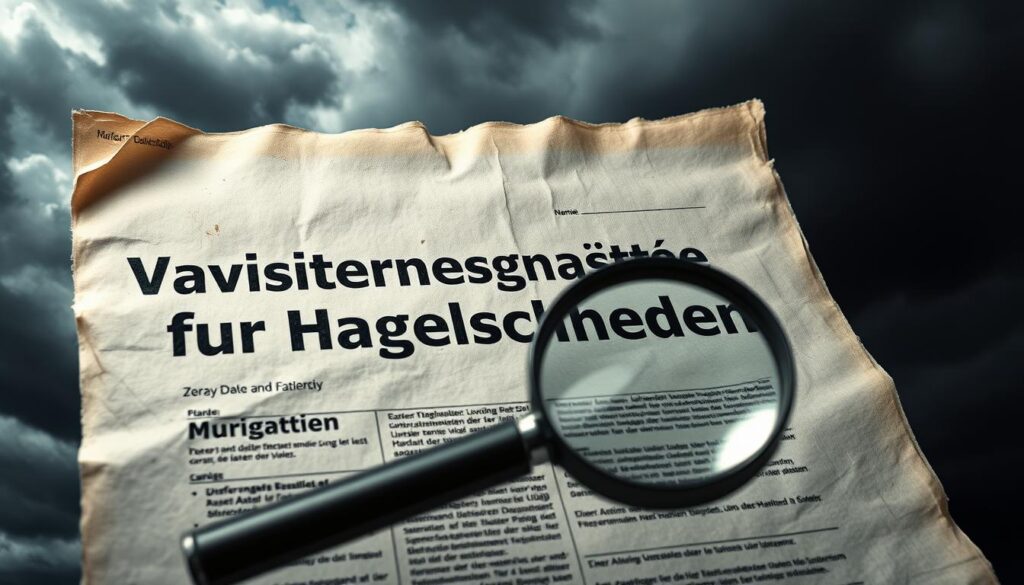 Versicherungsgutachten für Hagelschäden Versicherungsgutachten für Hagelschäden