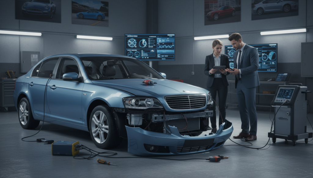 Technische Bewertung von Vollkaskoschäden